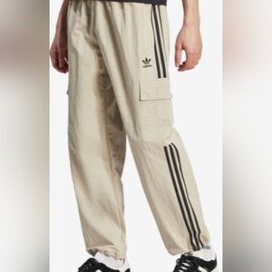 Adidas Men's Cream Cargo Pants
